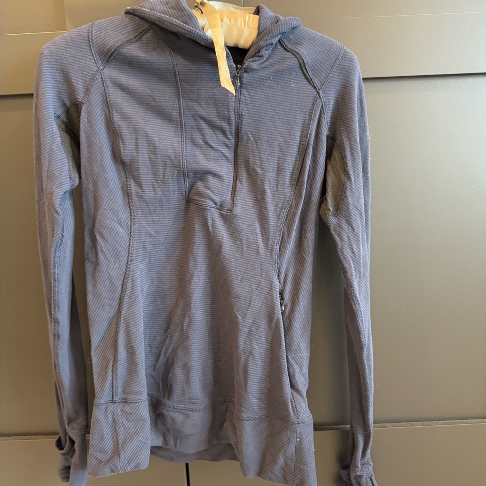 lululemon athletica navy quarter zip
